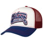 Lettering Trucker Pet by Stetson blauw-rood