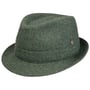 Shetland Wool Trilby Wollen Hoed by Lierys lichtgroen