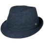 Shetland Wool Trilby Wollen Hoed by Lierys blauw