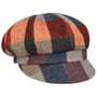 Coloured Herringbone Checks Newsboy Pet by Lierys blauw-rood