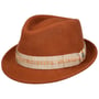 Janvell Trilby Wollen Hoed by Lierys roest