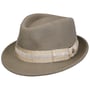 Janvell Trilby Wollen Hoed by Lierys taupe