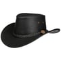 Couta Faux Leather Western Hoed by Scippis zwart