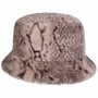 Ella Rosé Bucket Fake Fur Stoffen Hoed by Mayser roze
