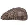 Houndstooth Tweed Driver Pet by Stetson bruin-blauw