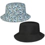 Allover Fish Bucket Omkeerbare Hoed by Stetson blauw
