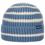 Twotone Stripes Omslagmuts by Chillouts blauw-wit