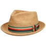 Littlefield Crochet Player Raffia Hoed by Stetson naturel