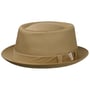 Cotton Pork Pie Stoffen Hoed by Stetson khaki