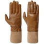 Canvalo Leren Handschoenen met Kasjmier by Caridei camel