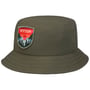 Jersey Bucket Hoed met UV-Bescherming by Stetson olijfgroen