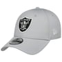 9Forty Side Patch Raiders Pet by New Era licht grijs