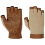Nappa & Knit Handschoenen by Stetson beige-bruin