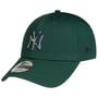9Forty Check Infill MLB Yankees Pet by New Era petrol blauw