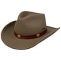 Tamalo Western Wollen Hoed by Stetson donkerbeige
