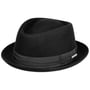 Classic Diamond Crown Wollen Hoed by Stetson zwart