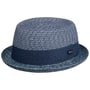 Ennario Pork Pie Strohoed by Lipodo blauw