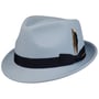 Levamo Trilby Wollen Hoed by Stetson lichtblauw
