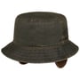 Stoffen Bucket Hoed met Oorbescherming by Stetson bruin