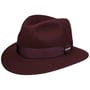 Trestick Traveller Haarvilthoed by Stetson bordeaux