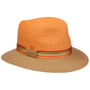 Nane Twotone Traveller Strohoed by Mayser oranje