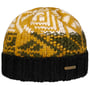 Sandvika Beanie Muts by Stetson zwart-geel