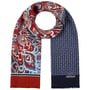 Four Colours Paisley Wollen Sjaal by Stetson donkerblauw-rood