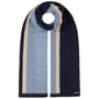 Merino Stripes Wollen Sjaal by Stetson blauw-beige