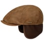 Pigskin Pet met Oorbescherming by Stetson cognac