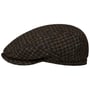 Harris Tweed Houndstooth Driver Pet by Stetson bruin-zwart