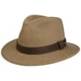 Waxed Traveller Stoffen Hoed by Stetson lichtbeige