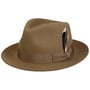 Rosedale Fedora Wollen Hoed by Stetson beige