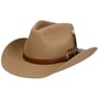 Limington Western Wollen Hoed by Stetson camel
