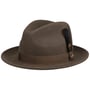 Lormont LiteFelt Fedora Hoed by JJ Hats taupe