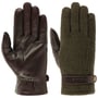 Nappa Wool Vingerhandschoenen by Stetson olijfgroen