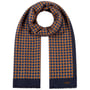 Allover Dots Wollen Sjaal by Stetson donkerblauw