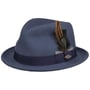 Jorland LiteFelt Player Hoed by JJ Hats blauw
