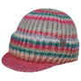 Viliona Gebreide Muts met Klep by Lierys pink-donkerblauw