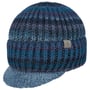 Viliona Gebreide Muts met Klep by Lierys blauw-grijs