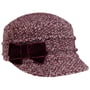 Levanie Dames Pet met Klep by bedacht bordeaux