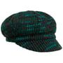 Pialou Gebreide Newsboy Pet by bedacht donker groen