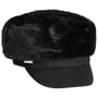 Faux Fur Schipperspet by Seeberger zwart
