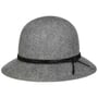 Piavesca Wool Cloche Hoed by Seeberger grijs