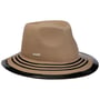 Shiny Details Fedora Wollen Hoed by Seeberger camel