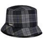 Check Bucket Vissershoed by Seeberger blauw-grijs