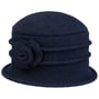 Beata Walkloden Hoed by Seeberger donkerblauw