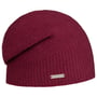Ribbed Edge Headsock Walkloden Muts by Seeberger raspberry