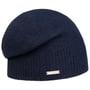 Ribbed Edge Headsock Walkloden Muts by Seeberger donkerblauw
