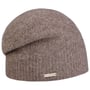 Ribbed Edge Headsock Walkloden Muts by Seeberger taupe