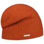 Ribbed Edge Headsock Walkloden Muts by Seeberger terracotta
